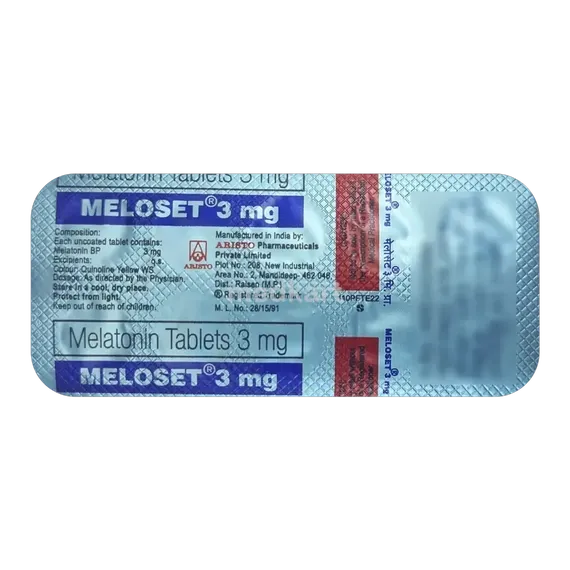 meloset 3mg tablet 10's
